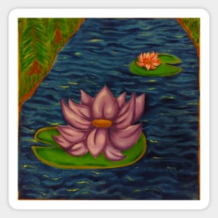 Water Lillies Sticker